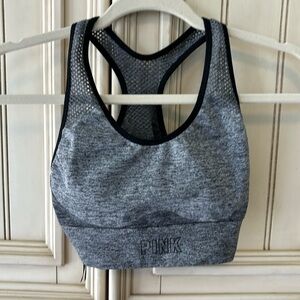 Womens Victorias Secret PINK SPORT Seamless Lightly Lined Padded Sports Bra Sz S